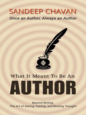 cover image of What It Meant to Be an Author